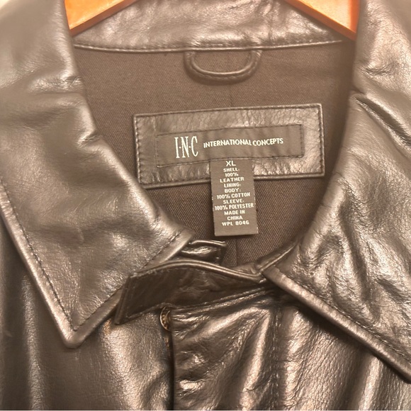 INC International Concepts Black Lightweight Jacket - Picture 3 of 5